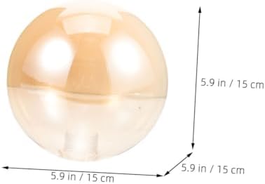 Zerodeko 1 Piece Glass Lampshade Amber Pendant Replacement