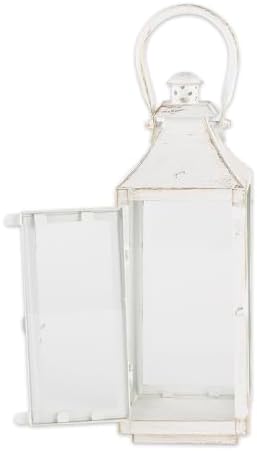 Zingz Thingz White Candle Lanterns 12 Inch Tall Classic