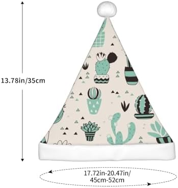 Cactus Flower Pot Santa Hat for Kids