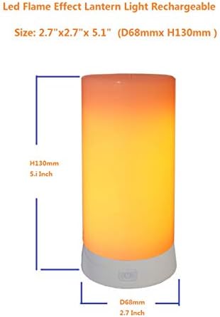 QLEE Flameless LED Candle Light with Remote Control 4 Modes