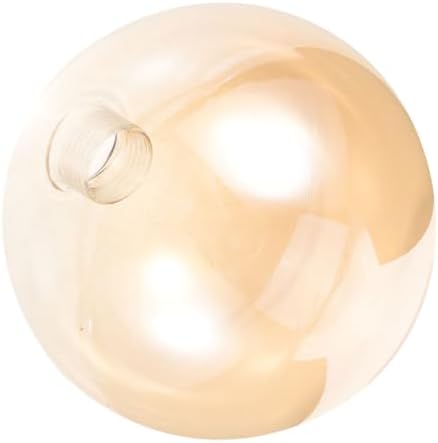 Amber Glass Globe Lamp Shade for Pendant Light