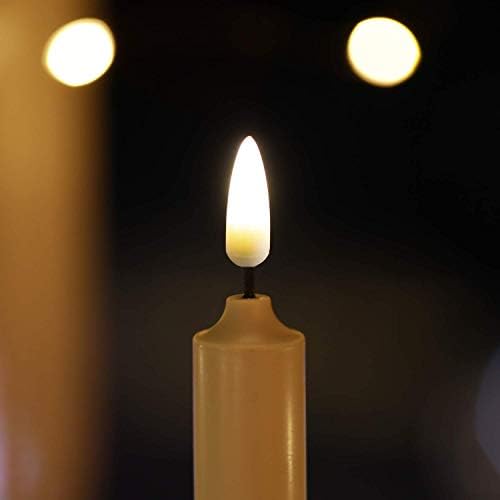 Da by 3D Flame LED Window Candles - Set of 10