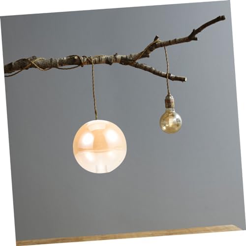 Zerodeko 1 Piece Glass Lampshade Amber Pendant Replacement