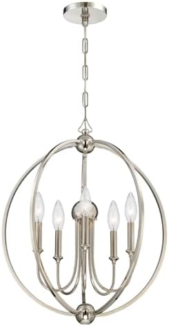 Crystorama Libby Langdon Sylvan 5 Light Chandelier