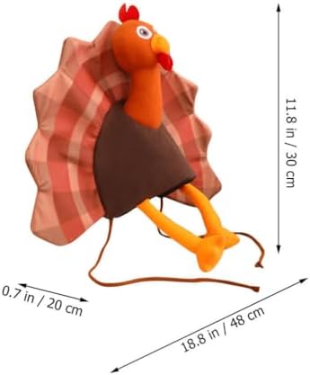 EXCEART Thanksgiving Turkey Hat Costume for Kids