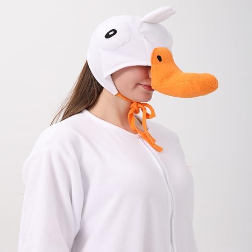 Novelty Plush Animal Hat White Cosplay Halloween Party Headwear