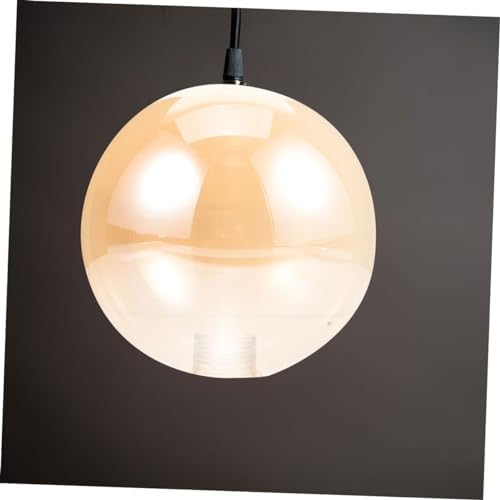 1 Piece Glass Amber Lampshade for Pendant Light Replacement