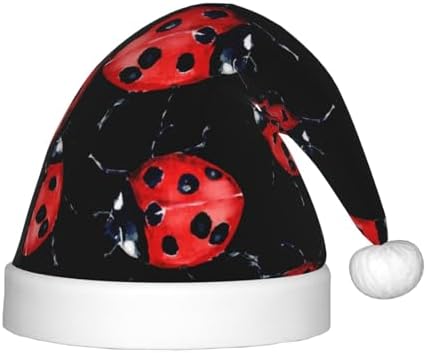 Beautiful Red Ladybug Santa Hat for Kids
