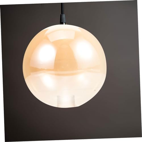 Zerodeko 1 Piece Glass Lampshade Amber Pendant Replacement
