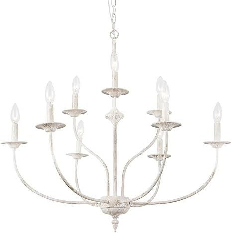 Maxax 2-Tier 9-Light Farmhouse Chandelier