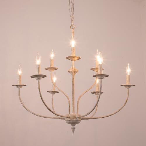 Maxax 2-Tier 9-Light Farmhouse Chandelier