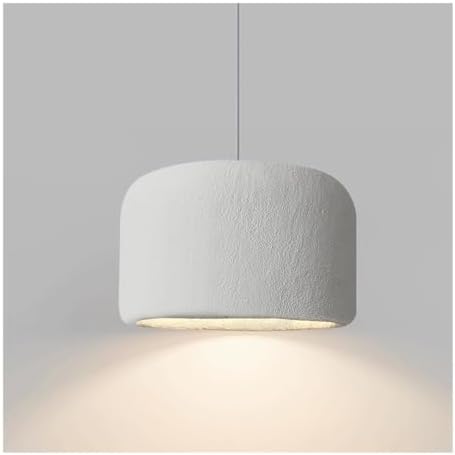 Japanese Style Wabi Sabi Resin Pendant Light with Adjustable Height