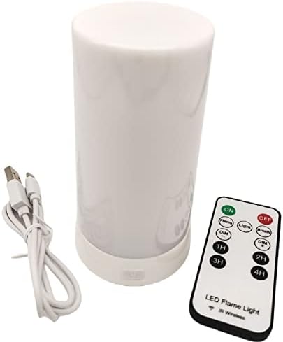 QLEE Flameless LED Candle Light with Remote Control 4 Modes