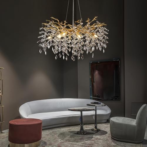 Luxury Crystal Tree Branch Chandelier with 10 Lights