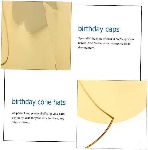 16pcs Birthday Cone Hats for All Ages