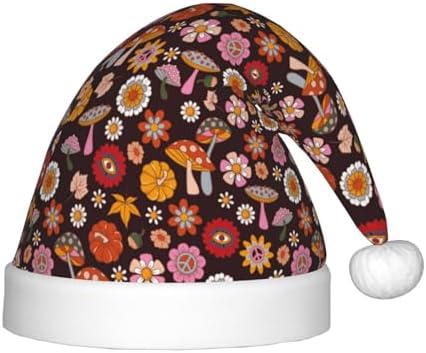 70s Groovy Hippie Santa Hat for Kids