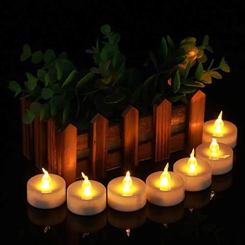 Novelty Place Flameless LED Tea Light Candles Pack of 12