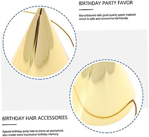16pcs Birthday Cone Hats for All Ages