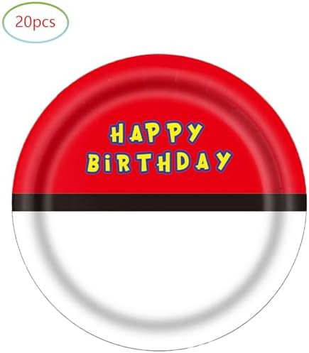 Cartoon Animation Themed Party Plates and Napkins Set