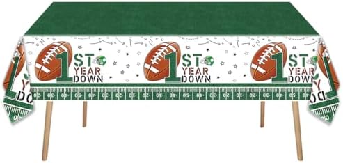 Football 1st Birthday Party Tableware Set 20 Plates 20 Napkins Tablecloth