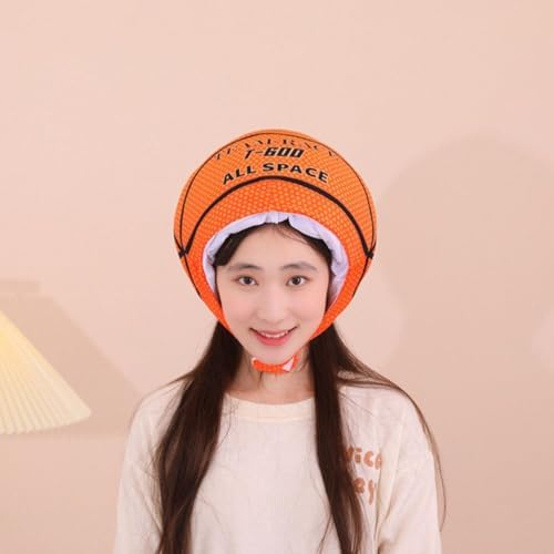 ABOOFAN Cute Basketball Plush Cap Halloween Costume Party Headwear