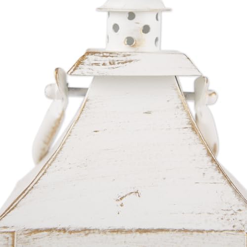 Zingz Thingz White Candle Lanterns 12 Inch Tall Classic
