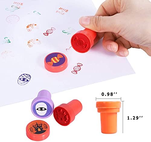 Max Fun 192pcs Halloween Party Favors Kids Stamps Stickers