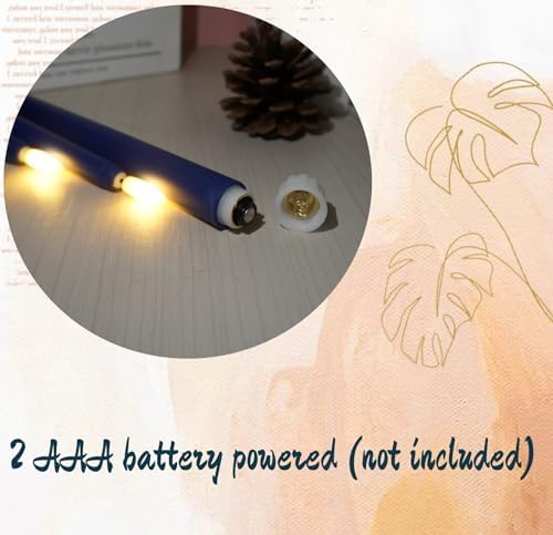 Navy Blue Flameless Taper Candles with Remote Control Set of 4