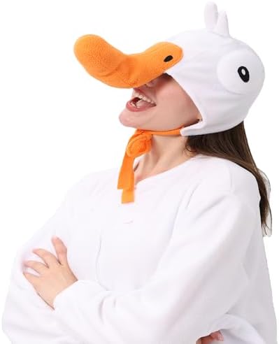 Novelty Plush Animal Hat White Cosplay Halloween Party Headwear