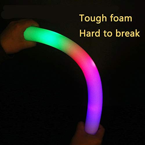 32 Piece Foam Glow Sticks with 3 Modes