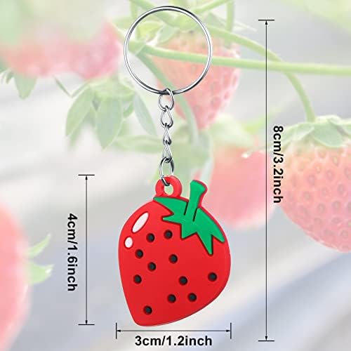 Tondiamo Strawberry Keychain Party Favor Set