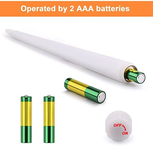 IMAGE 12 Pcs Flameless Taper Candles with Remote Control