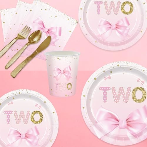 168pcs Birthday Plates Napkins Cups Forks Spoons Set