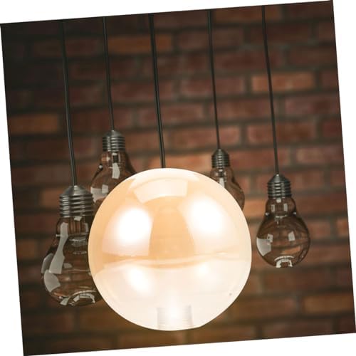 1 Piece Glass Amber Lampshade for Pendant Light Replacement
