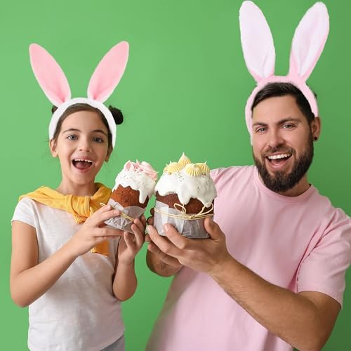 Octaday 16 Piece Easter Bunny Ear Headband Set