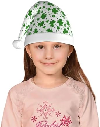 Salelf St Patricks Day Santa Hat for Kids Baby Christmas Headwear