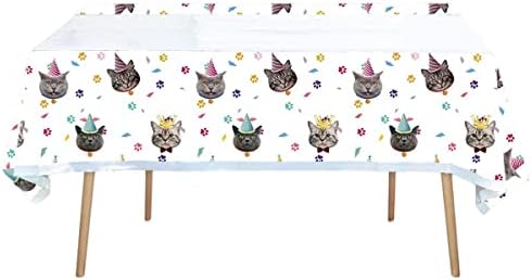 OULUN Cat Party Plates and Napkins Set