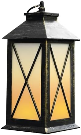 Enbrighten Basics Flameless Candle LED Lantern with Timer