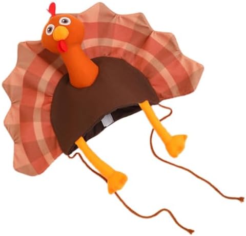 EXCEART Thanksgiving Turkey Hat Costume for Kids