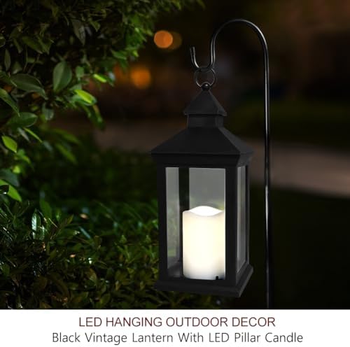 Bright Zeal 14 Decorative Candle Lantern with Timer