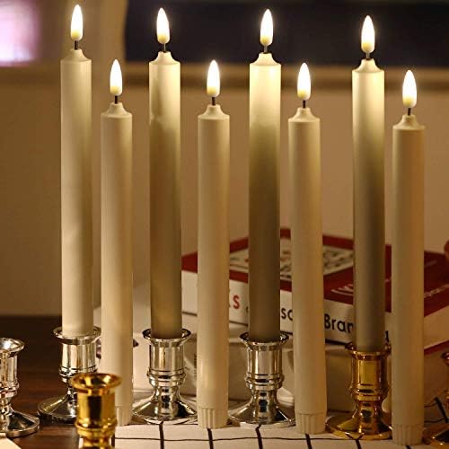 Da by 3D Flame LED Window Candles - Set of 10
