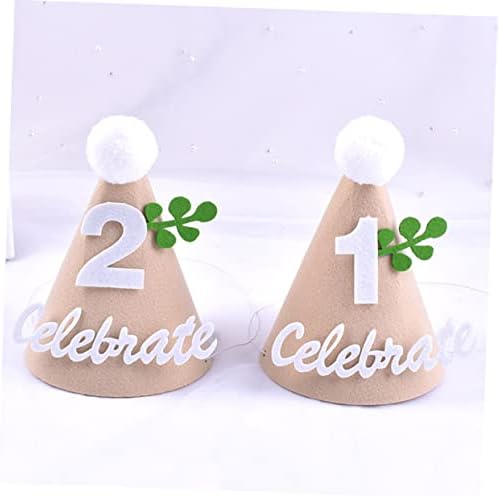 MERRYHAPY 4pcs Non Woven Birthday Party Hats for Kids