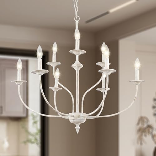 Maxax 2-Tier 9-Light Farmhouse Chandelier
