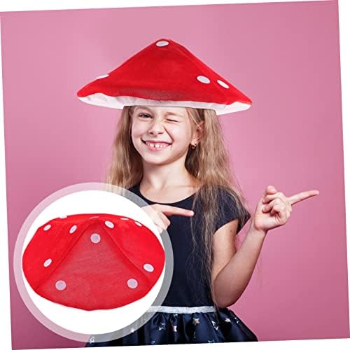 Toyvian Mushroom Hat Kids Costume Party Decoration