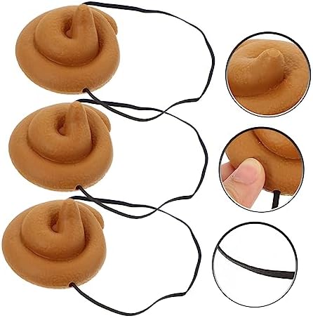 Toyvian Unisex Poop Hat Costume for Parties and Cosplay