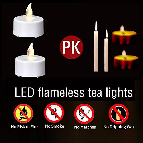 Hanzim 150 Pack Flameless LED Tea Light Candles