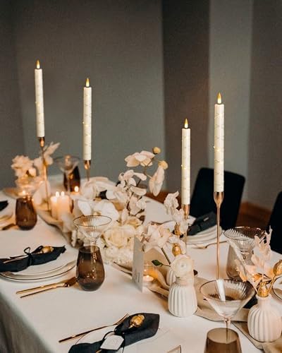 Da by 6 Flameless Window Candles with Remote Control and Timer