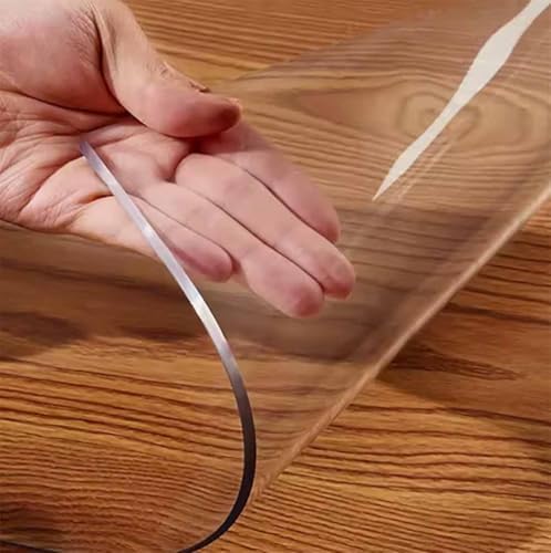 Clear Table Protector Mat for Desk and Tables 24x84 Inch