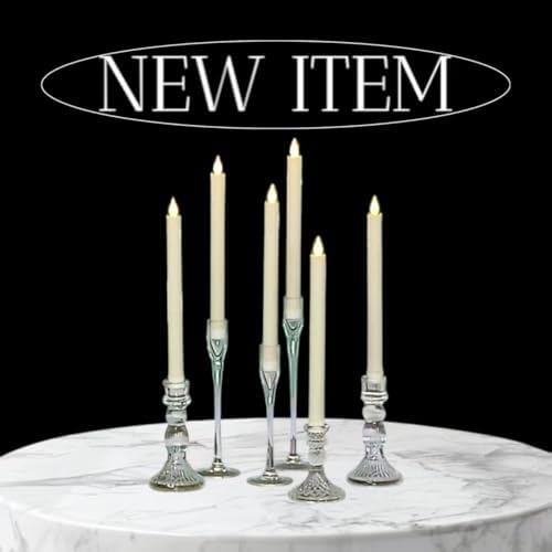 LED Flameless Taper Candles 106 Inch Set of 12