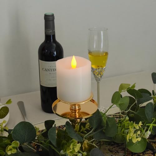 Realistic Flameless LED Candles with Remote and Timer Set of 3